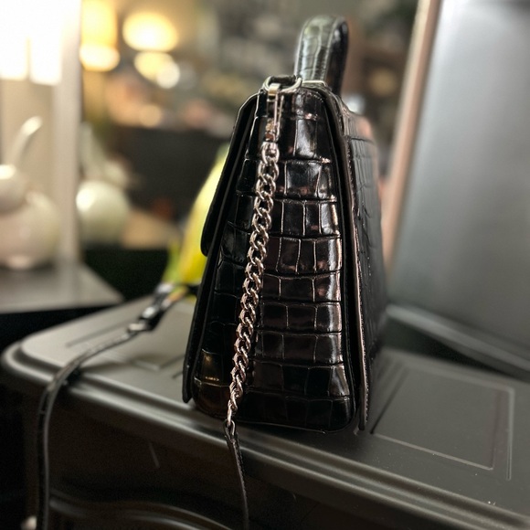 KARL LAGERFELD PARIS CHARLOTTE SATCHEL HANDBAG/CROSSBODY NWT $398 - Picture 7 of 13